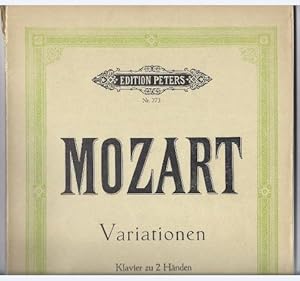 Seller image for Variationen fr Pianoforte solo (= Edition Peters, Nr. 273). for sale by Antiquariat Bcherstapel