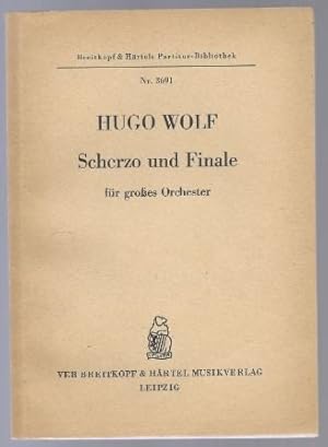 Bild des Verkufers fr Scherzo und Finale fr groes Orchester (= Breitkopf & Hrtels Partitur-Bibliothek, Nr. 3691). zum Verkauf von Antiquariat Bcherstapel