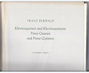 Immagine del venditore per Klavierquartett und Klavierquintette / Piano Quartet and Piano Quintets (= Monumenta Musicae Svecicae. Franz Berwald, Smtliche Werke, Band 13). BA 4913. Stimmen / Parts. venduto da Antiquariat Bcherstapel