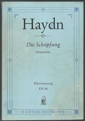Imagen del vendedor de Die Schpfung. Oratorium (= Edition Breitkopf, Nr. 118). Klavierauszug. a la venta por Antiquariat Bcherstapel