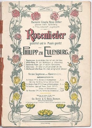 Bild des Verkufers fr Rosenlieder. zum Verkauf von Antiquariat Bcherstapel