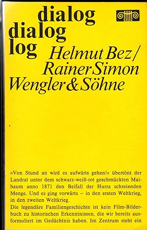 Imagen del vendedor de Wengler und Shne. Eine Legende (= Dialog). a la venta por Antiquariat Bcherstapel
