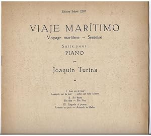 Seller image for Viaje maritimo / Voyage maritime / Seereise. Suite pour Piano (= Edition Schott, No. 2107). for sale by Antiquariat Bcherstapel