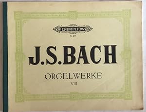 Immagine del venditore per Orgelwerke VIII (= Edition Peters, Nr. 247). venduto da Antiquariat Bcherstapel