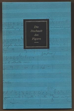Seller image for Die Hochzeit des Figaro. Komische Oper in vier Akten. Deutscher Text von Karl Wolfskehl (= Marbacher Schriften 15). for sale by Antiquariat Bcherstapel