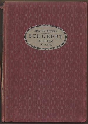 Seller image for Schubert-Album. Sammlung der Lieder fr eine Singstimme mit Pianofortebegleitung, Band V (= Edition Peters). for sale by Antiquariat Bcherstapel