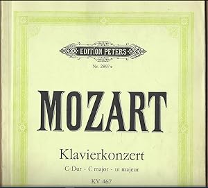 Immagine del venditore per Konzert C-Dur (KV 467) / Konzert fr Klavier und Orchester (= Edition Peters, Nr. 2897e). Ausgabe fr zwei Klaviere. venduto da Antiquariat Bcherstapel