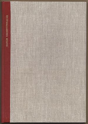 Bild des Verkufers fr Kindertotenlieder fr eine Singstimme und Orchester auf Gedichte von Friedrich Rckert (= Edition Peters, Nr. 9263). Ausgabe fr Singstimme und Klavier. zum Verkauf von Antiquariat Bcherstapel