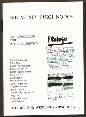 Immagine del venditore per Die Musik Luigi Nonos (= Studien zur Wertungsforschung, Bd. 24). venduto da Antiquariat Bcherstapel