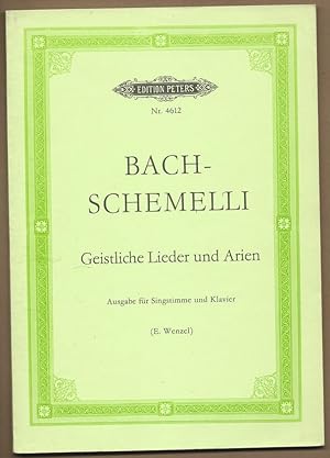 Seller image for 69 Geistliche Lieder und Arien mit beziffertem Bass (= Edition Peters, Nr. 4612). Ausgabe fr Singstimme und Klavier. for sale by Antiquariat Bcherstapel