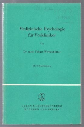 Seller image for Medizinische Psychologie fr Vorkliniker. for sale by Antiquariat Bcherstapel