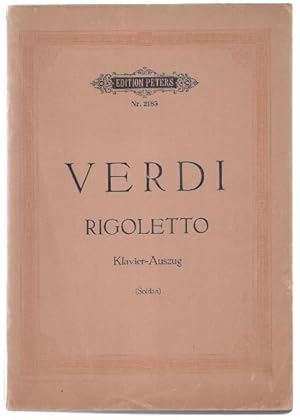 Seller image for Rigoletto. Oper in drei Akten (= Edition Peters, Nr. 2185). Klavierauszug. for sale by Antiquariat Bcherstapel
