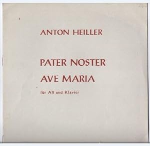Image du vendeur pour Pater noster und Ave Maria fr Alt und Klavier. Partitur. mis en vente par Antiquariat Bcherstapel
