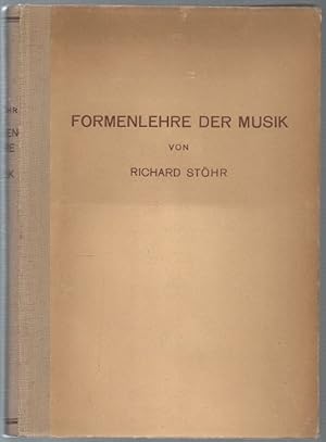 Bild des Verkufers fr Formenlehre der Musik. zum Verkauf von Antiquariat Bcherstapel