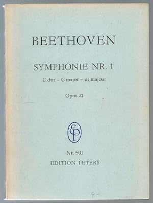 Imagen del vendedor de Symphonie Nr. 1 C-Dur Op. 21 (= Edition Peters Nr. 501). Taschenpartitur. a la venta por Antiquariat Bcherstapel