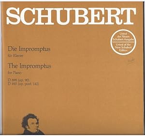 Bild des Verkufers fr Impromptus fr Klavier. Werkgruppen D 899 (op. 90) und D 935 (op. post. 142) (= Urtext der Neuen Schubert-Ausgabe, BA 5611). zum Verkauf von Antiquariat Bcherstapel