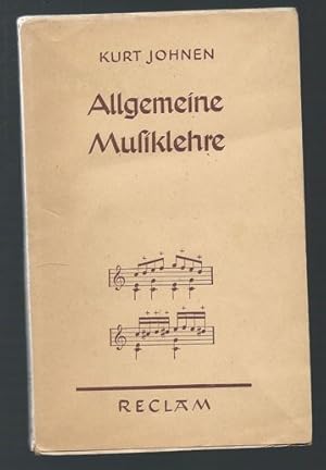 Immagine del venditore per Allgemeine Musiklehre (= Reclams Universal-Bibliothek, Band 7352/53). venduto da Antiquariat Bcherstapel