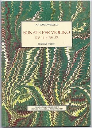 Image du vendeur pour Sonate per Violino. RV 11 e RV 37 (= Antonio Vivaldi. Opere incompleta. Edizione critica, 8). mis en vente par Antiquariat Bcherstapel