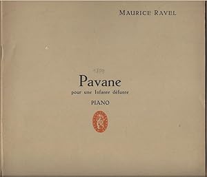 Seller image for Pavane pour une Infante defunte / zum Gedchtnis einer Infantin (= Edition Schott, No. 1788). Piano. for sale by Antiquariat Bcherstapel