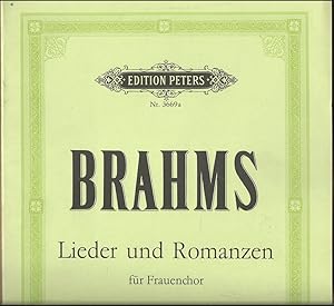 Seller image for Zwlf Lieder und Romanzen fr Frauenchor a cappella oder mit Klavierbegleitung, Opus 44 Heft 1 (= Edition Peters, Nr. 3669a). Partitur. for sale by Antiquariat Bcherstapel