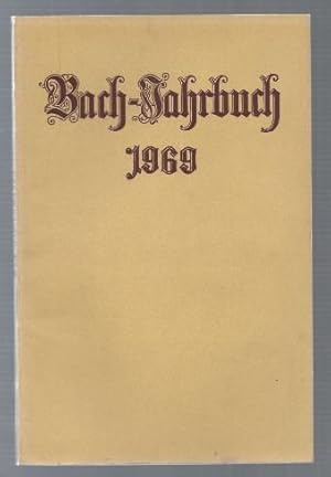 Imagen del vendedor de Bach-Jahrbuch. 55. Jahrgang 1969. a la venta por Antiquariat Bcherstapel