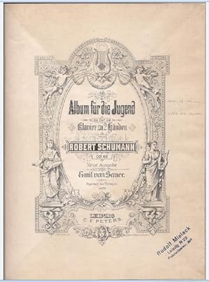 Bild des Verkufers fr Album fr die Jugend op. 68 fr Klavier zu zwei Hnden. Neue Ausgabe. zum Verkauf von Antiquariat Bcherstapel