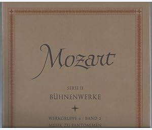 Image du vendeur pour Musik zu Pantomimen und Balletten (= Neue Ausgabe smtlicher Werke. Serie II: Bhnenwerke. Werkgruppe 6: Musik zu Schauspielen, Pantomimen und Balletten, Band 2). DVfM 4535. mis en vente par Antiquariat Bcherstapel