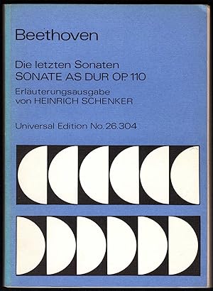 Immagine del venditore per Beethoven. Die letzten Sonaten: Sonate As Dur Op. 110 (Erluterungsausgabe). venduto da Antiquariat Bcherstapel