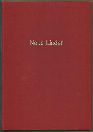 Immagine del venditore per Neue Lieder fr Singstimme und Klavier. venduto da Antiquariat Bcherstapel