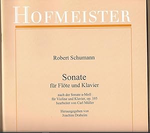 Seller image for Sonate fr Flte und Klavier nach der Sonate a-Moll fr Violine und Klavier Op. 105 (= FH 2746). for sale by Antiquariat Bcherstapel