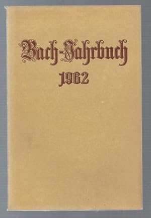 Immagine del venditore per Bach-Jahrbuch. 49. Jahrgang 1962. venduto da Antiquariat Bcherstapel