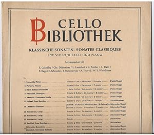Seller image for Suite I A-Dur fr Violoncello und Piano (= Cello-Bibliothek 42). for sale by Antiquariat Bcherstapel