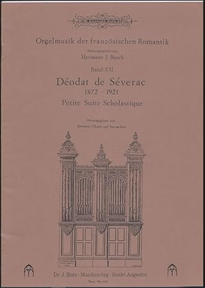 Bild des Verkufers fr Petite suite scholastique. Cinq pieces d'apres un theme de Carillon Languedocien (= Ausgabe Butz. Orgelmusik der franzsischen Romantik, Band XII). zum Verkauf von Antiquariat Bcherstapel