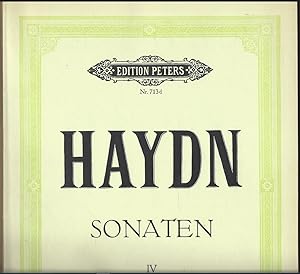 Imagen del vendedor de Sonaten fr Klavier zu zwei Hnden, Band IV (= Edition Peters, Nr. 713d). a la venta por Antiquariat Bcherstapel