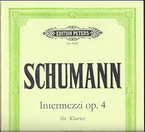 Image du vendeur pour Intermezzi fr Klavier zu zwei Hnden op. 4 (= Edition Peters, Nr. 9507). Urtextausgabe. mis en vente par Antiquariat Bcherstapel