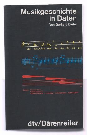 Bild des Verkufers fr Musikgeschichte in Daten. zum Verkauf von Antiquariat Bcherstapel