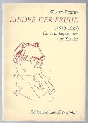 Bild des Verkufers fr Lieder der Frhe (1919-1925) fr eine Singstimme und Klavier (= Collection Litolff, Nr. 5455). zum Verkauf von Antiquariat Bcherstapel