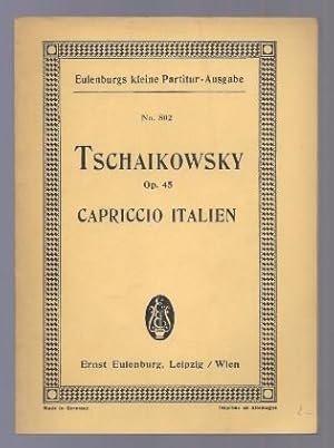 Bild des Verkufers fr Capriccio Italien fr groes Orchester Op. 45 (= Eulenburgs kleine Partitur-Ausgabe, No. 802). zum Verkauf von Antiquariat Bcherstapel