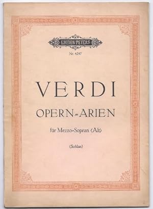 Seller image for Ausgewhlte Opern-Arien fr Mezzosopran (Alt) (= Edition Peters Nr. 4247). for sale by Antiquariat Bcherstapel