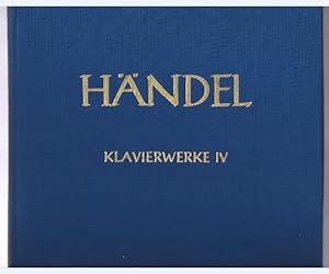 Image du vendeur pour Klavierwerke IV. Einzelne Suiten und Stcke, Zweite Folge (= Hallische Hndel-Ausgabe. Serie IV, 17). DVfM 4032. mis en vente par Antiquariat Bcherstapel