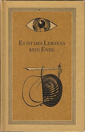 Seller image for Es ist des Lernens kein Ende. Spruchweisheiten von Robert Schumann. for sale by Antiquariat Bcherstapel