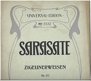 Image du vendeur pour Zigeunerweisen Op. 20 (= Universal Edition, No. 3532). Klavier zu 2 Hnden. mis en vente par Antiquariat Bcherstapel