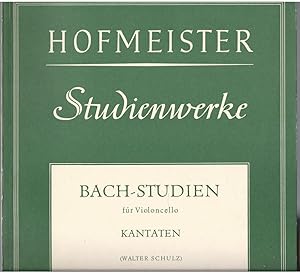 Seller image for Bach-Studien fr Violoncello. Kantaten (= Hofmeister 7355). for sale by Antiquariat Bcherstapel