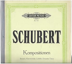 Seller image for Klavier-Kompositionen (Supplement): Sonaten, Klavierstcke, Lndler, Deutsche Tnze fr Klavier zu zwei Hnden (= Edition Peters, Nr. 718). for sale by Antiquariat Bcherstapel