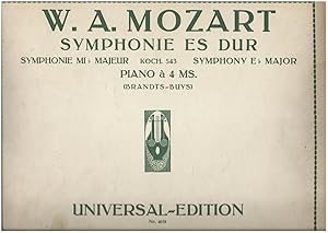 Seller image for Symphonie Es-Dur KV 543 (= Universal Edition, No. 4619). Piano a 4 ms. for sale by Antiquariat Bcherstapel