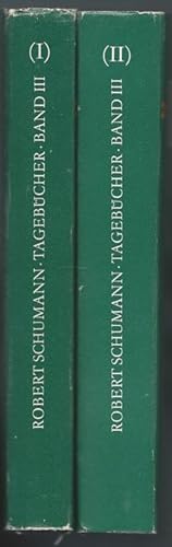 Image du vendeur pour Robert Schumann Tagebcher, Band 3, Teile 1 und 2. mis en vente par Antiquariat Bcherstapel