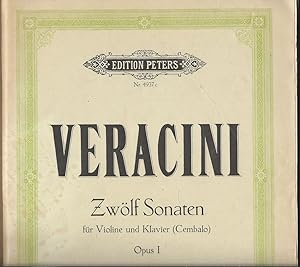 Immagine del venditore per Zwlf Sonaten fr Violine und Klavier (bezifferten Ba), Op. 1. Band III: Sonaten 7-9 (= Edition Peters, Nr. 4937c). venduto da Antiquariat Bcherstapel