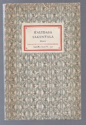 Image du vendeur pour Kalidasa Sakuntala. Drama (= Insel-Bcherei Nr. 757). mis en vente par Antiquariat Bcherstapel
