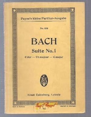 Seller image for Suite No. 1 C-Dur fr 2 Oboen, Fagott, 2 Violinen, Viola und Continuo (= Eulenburgs kleine Partitur-Ausgabe, No. 856). for sale by Antiquariat Bcherstapel