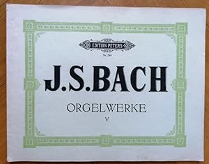 Immagine del venditore per Orgelwerke V (= Edition Peters, Nr. 244). venduto da Antiquariat Bcherstapel